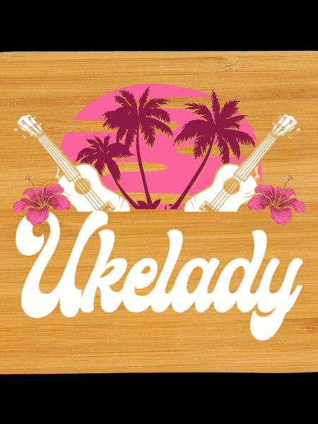 Ukulélé hawaïen Uke Ukelady