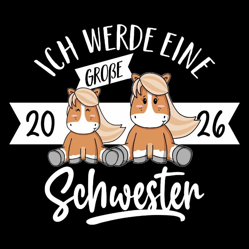 Ich werde eine Große Schwester 2026 Baby 