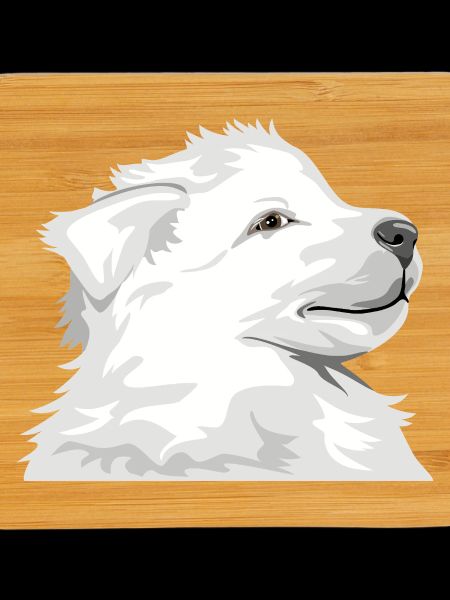 White puppy dog
