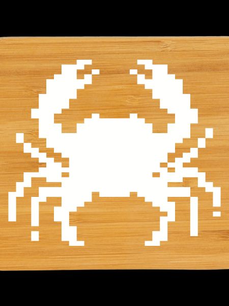 Conception du crabe pixel