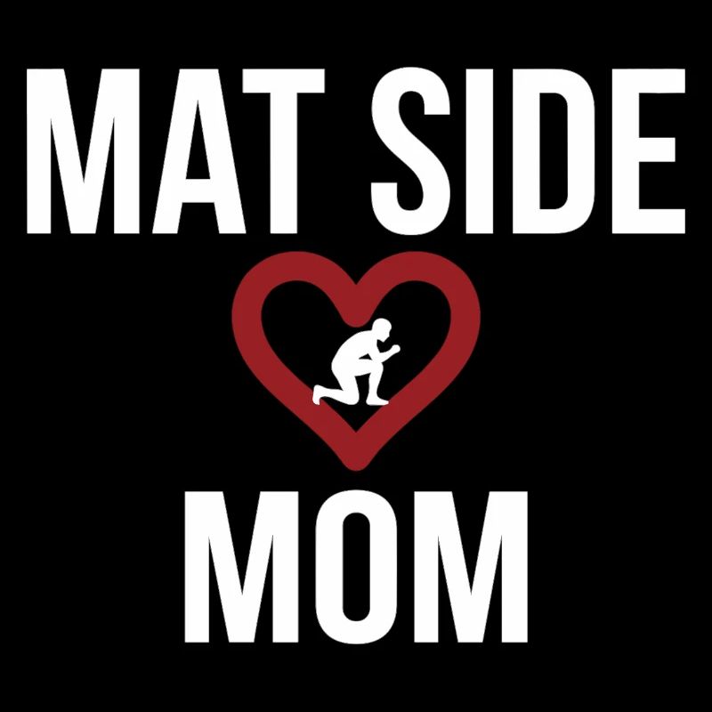Mat Side Mom Heart Design