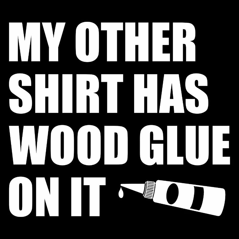 Colle à bois dessus. Menuiserie, menuisier, charpentier.