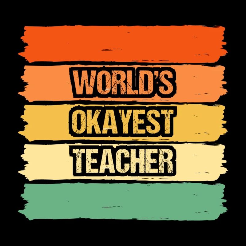 Conception du t-shirt de l’enseignant le plus acceptable au monde