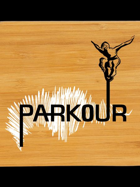 Parkour Ninja - black-white