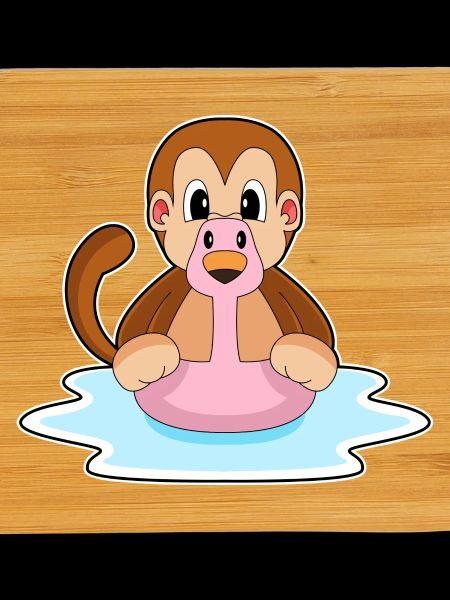 Singe Flamingo