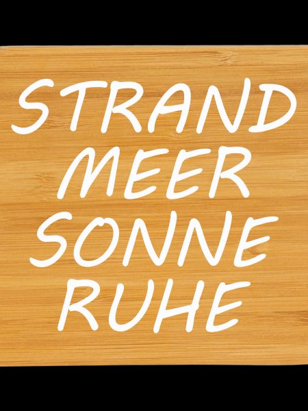 STRAND MEER SONNE RUHE