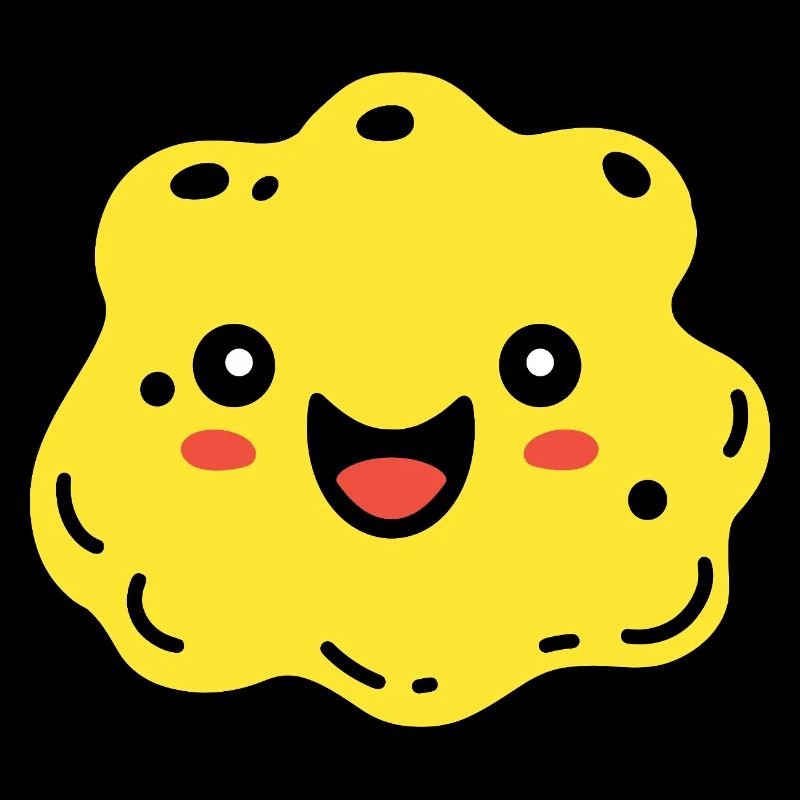 Design de Biscuit Mignon et Coloré éponge