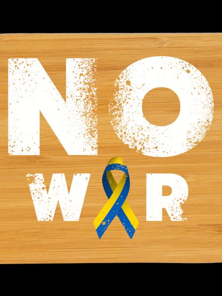 No War Ukraine Friedenszeichen