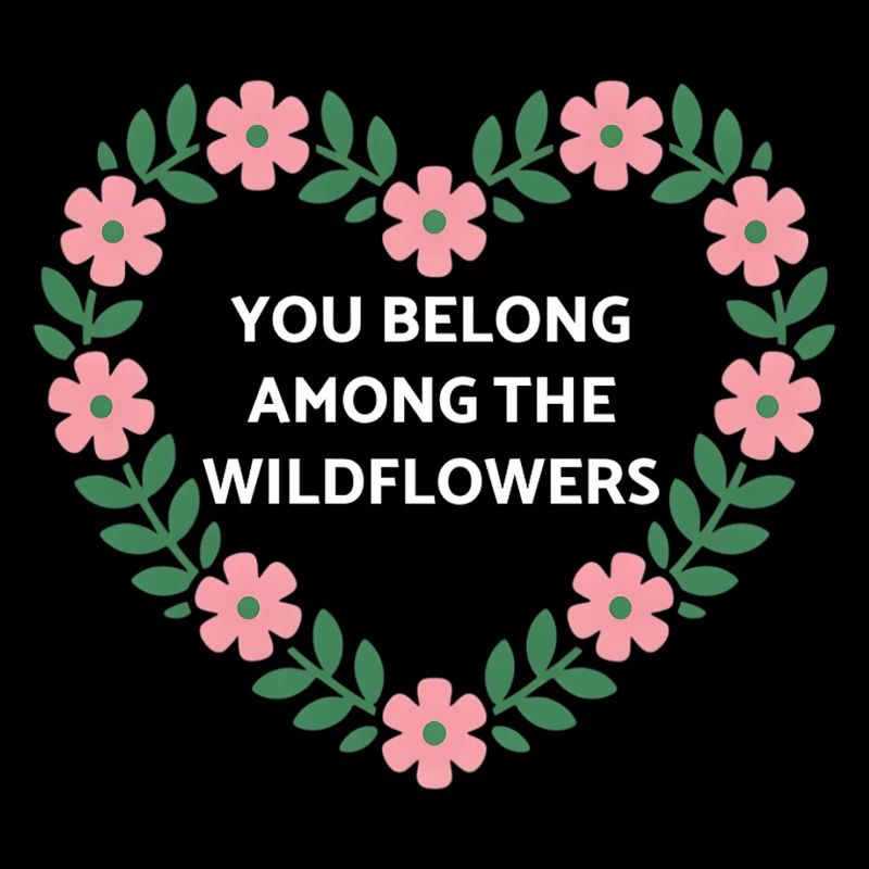 Wildblumenherz Botschaft
