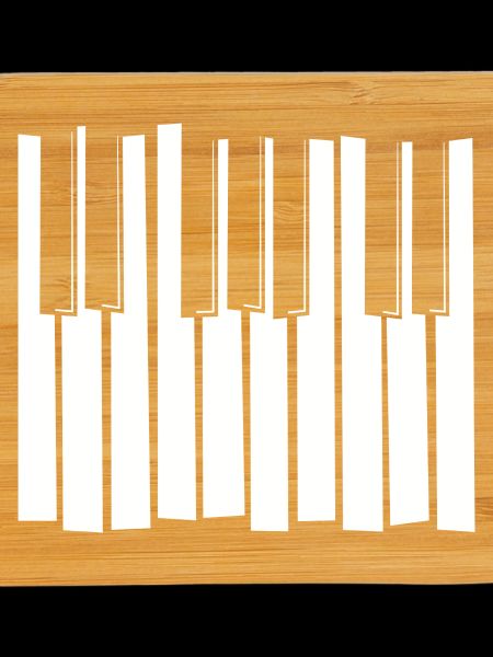 Piano Keyboard Strip Pattern
