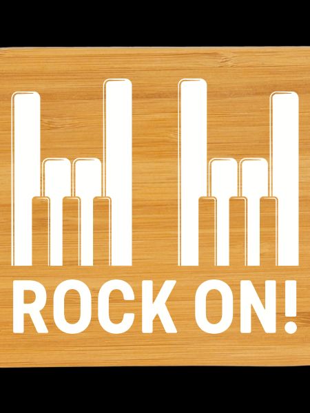 Rock On Piano Keys