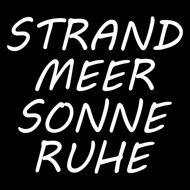 STRAND MEER SONNE RUHE