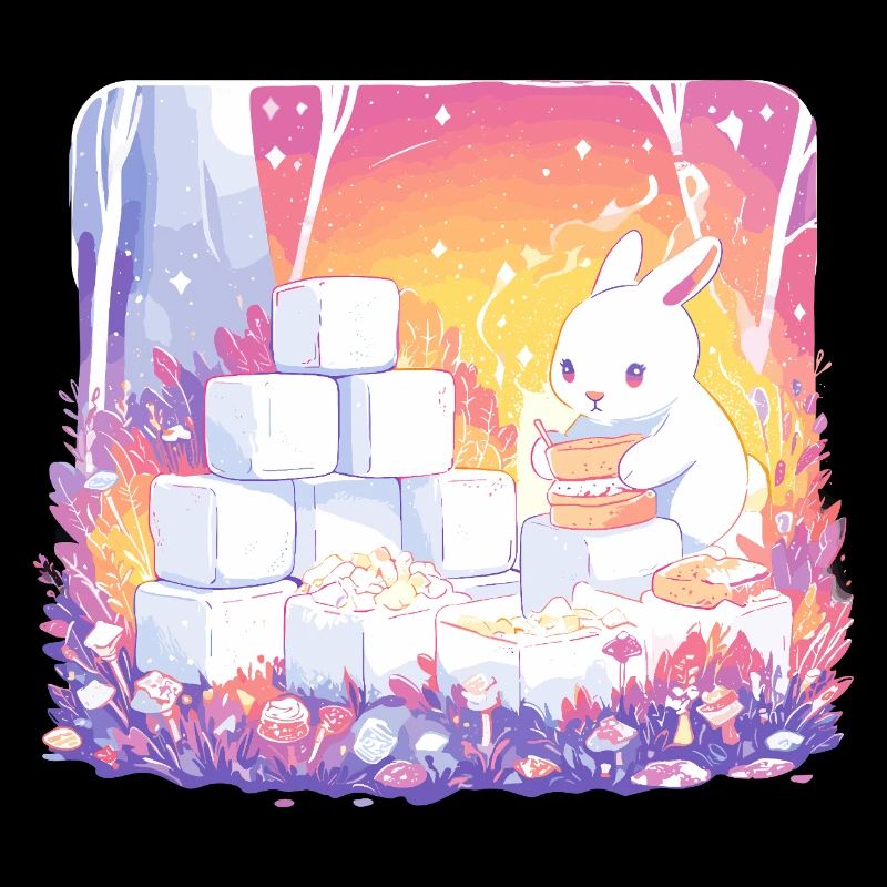 Lapins dans la forêt à sucre