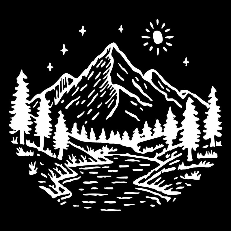 Mountains Landscape Forest