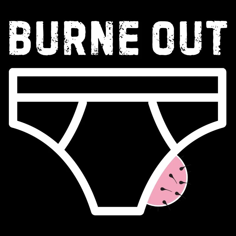 Burn Out Silhouette Culotte Graphique