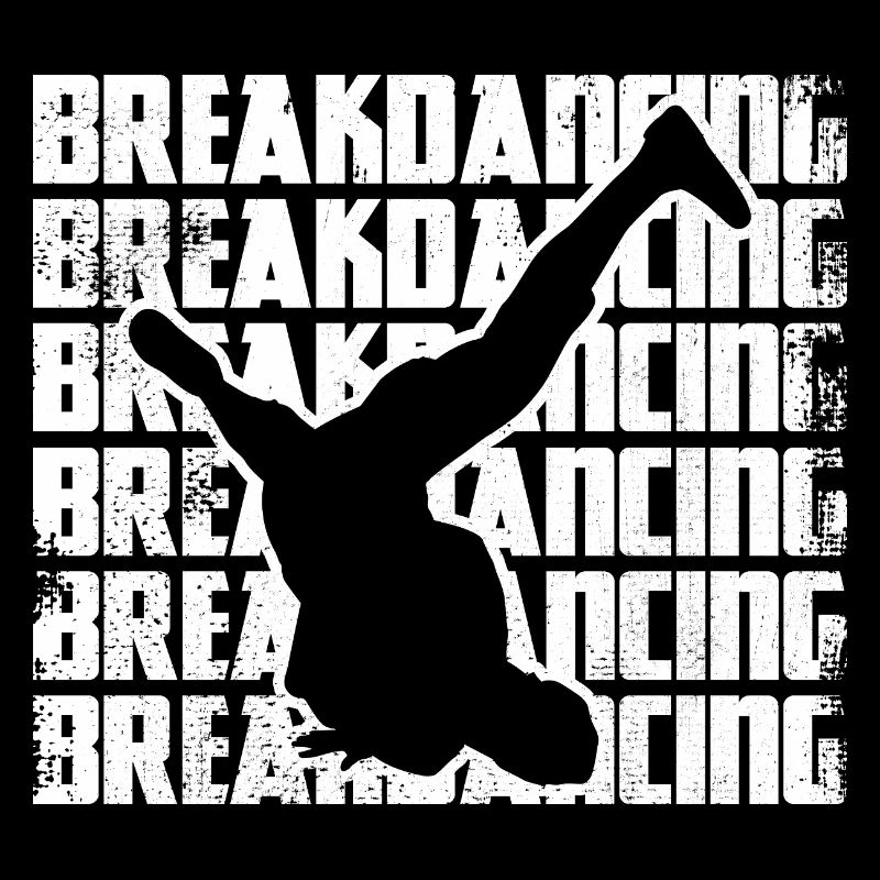 Lustiger Breakdancer