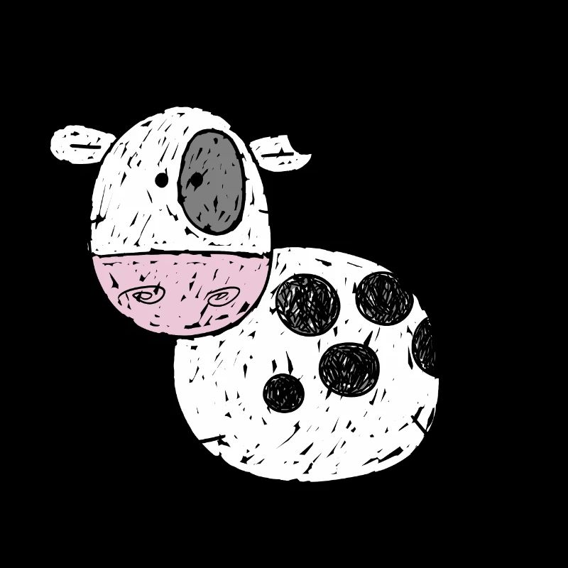 Witzige Kuh Comic I Kinder Geschenk I Kälbchen