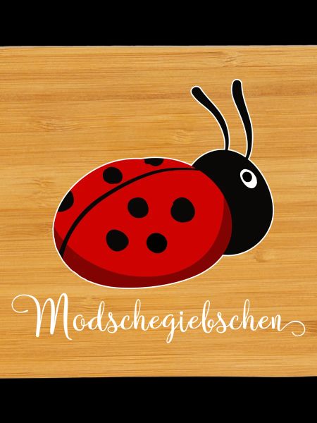 Modschegiebchen Marienkäfer Sächsisch Geschenkidee