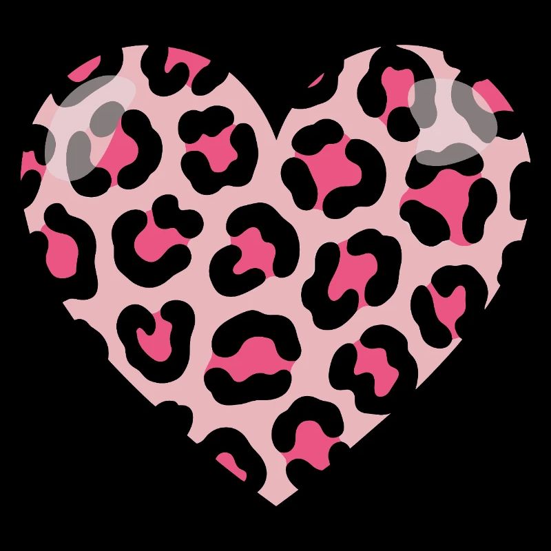 Cœur d'amour léopard