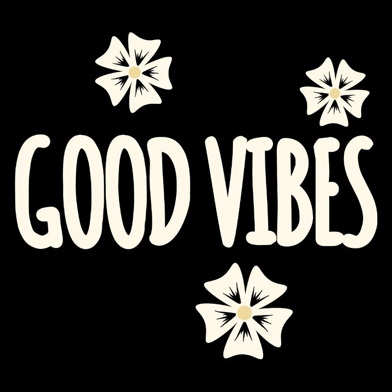 Les fleurs symbolisent le design des vibrations positives