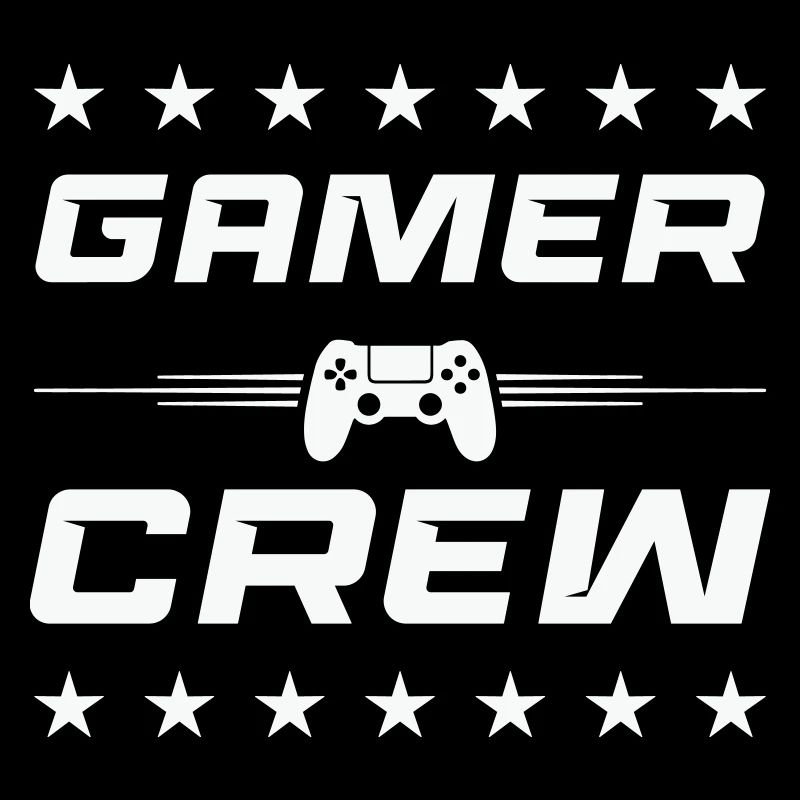 Gamer Crew Logo Print