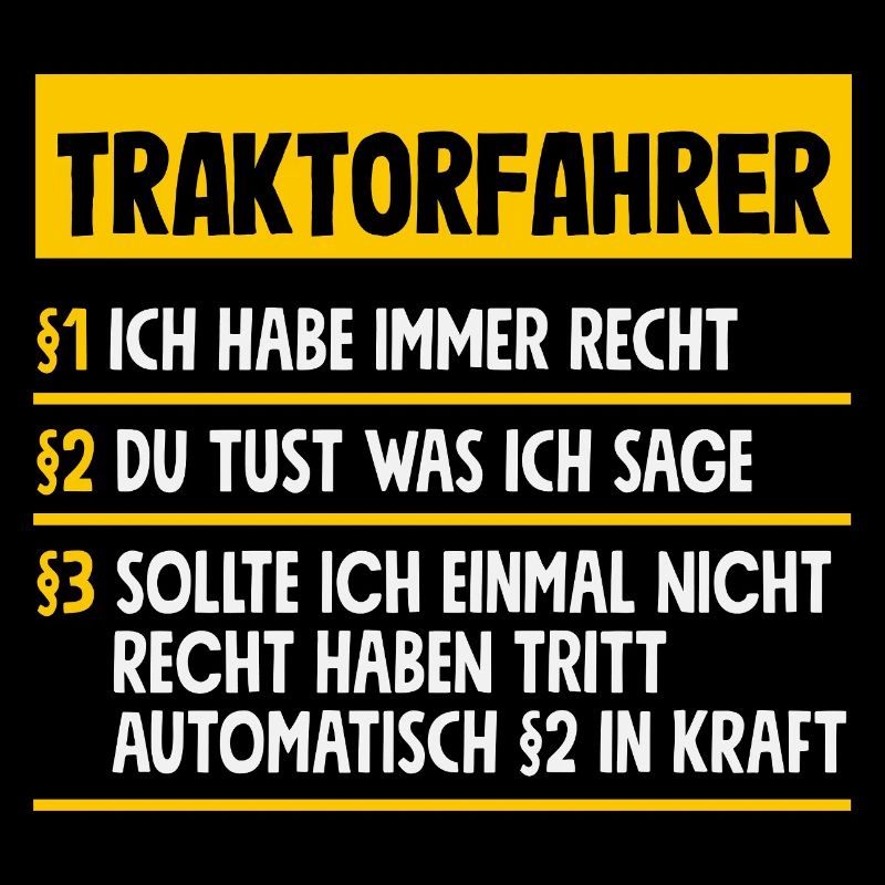 Lustiges Traktorfahrer Traktor Geschenk