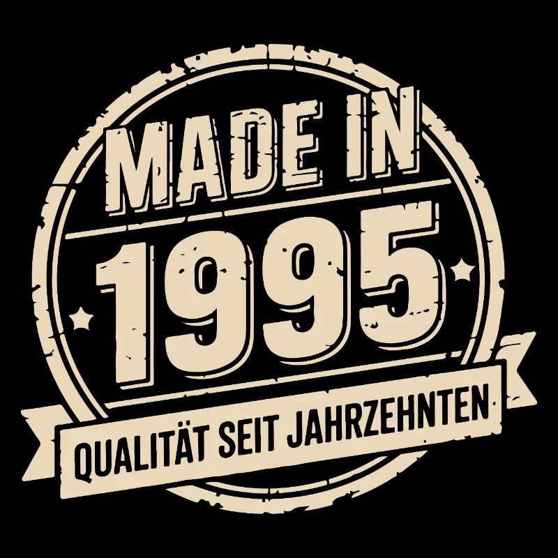 Born 1995 Vintage Rubber Stamp