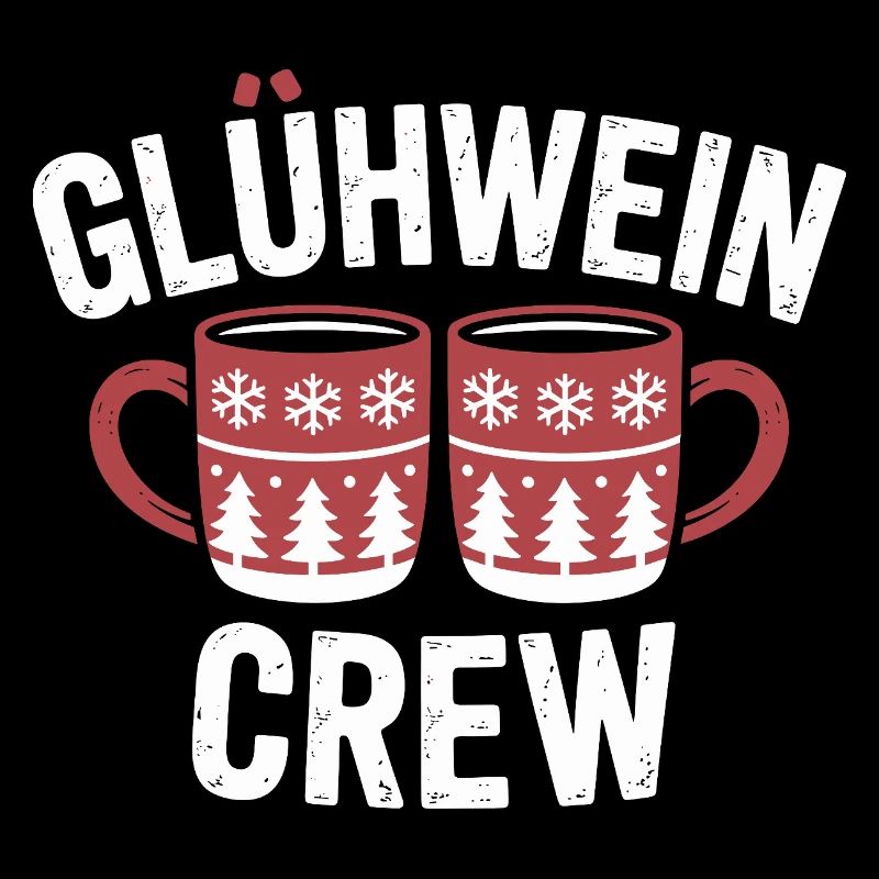 Équipe du vin chaud Marché de Noël joyeux