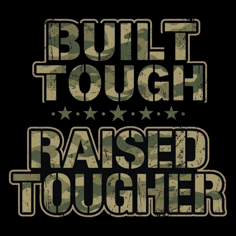 Army Mama Built Tough Raised Tougher