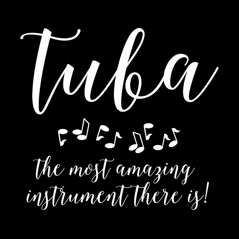 Incroyable Tuba White Text