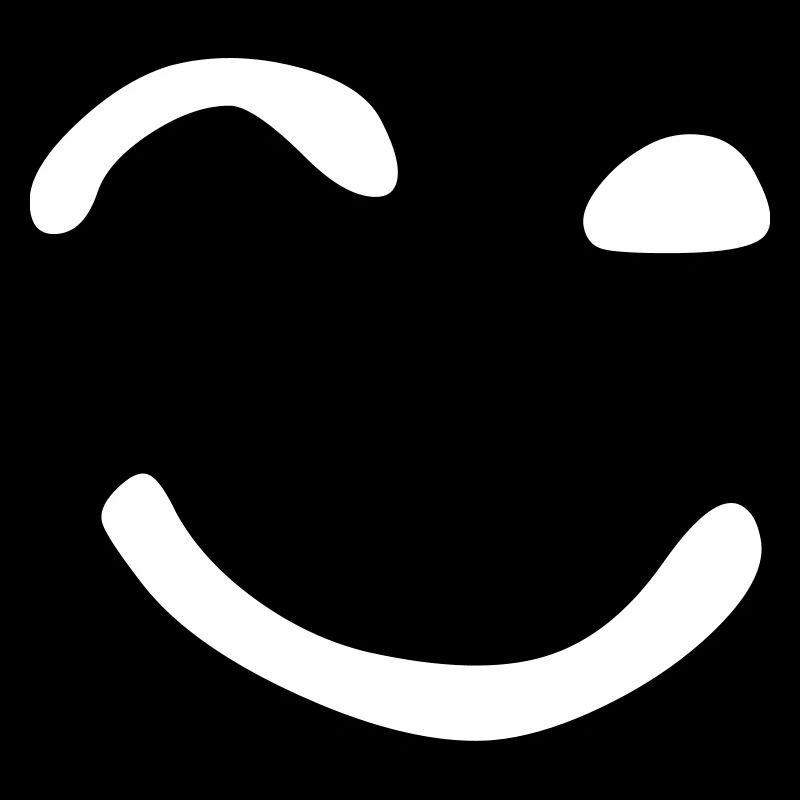 The winking face