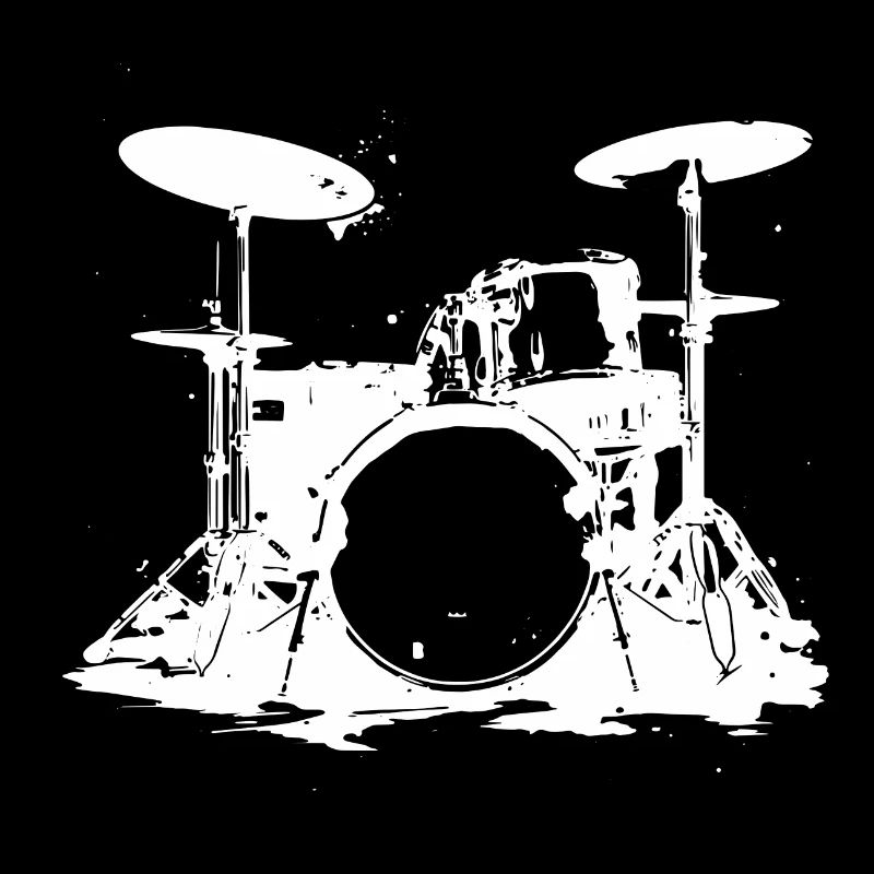 Drumset Skizze