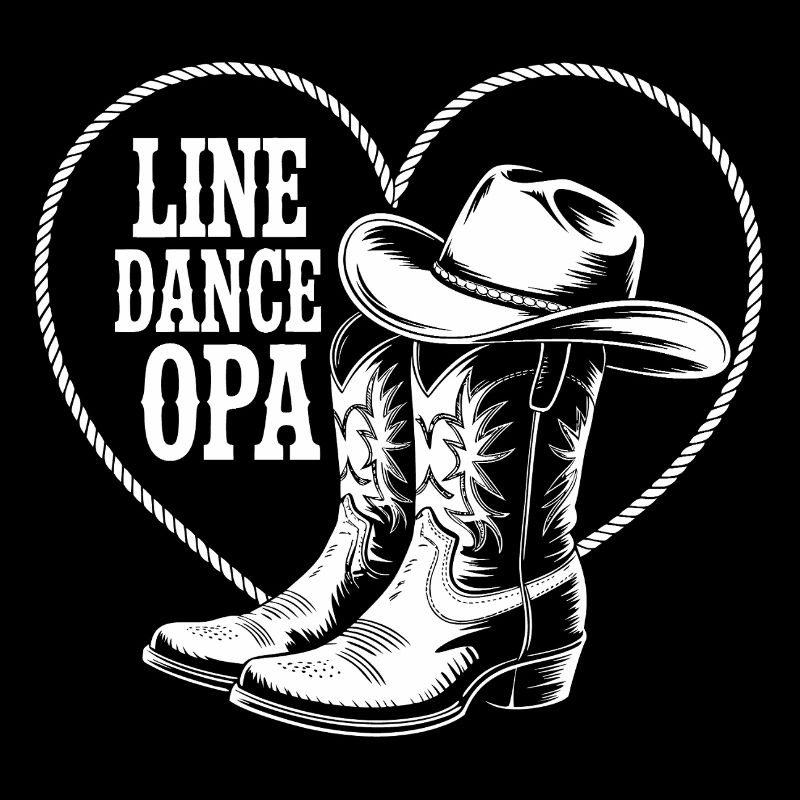 Line Dance OPA Boots Herz
