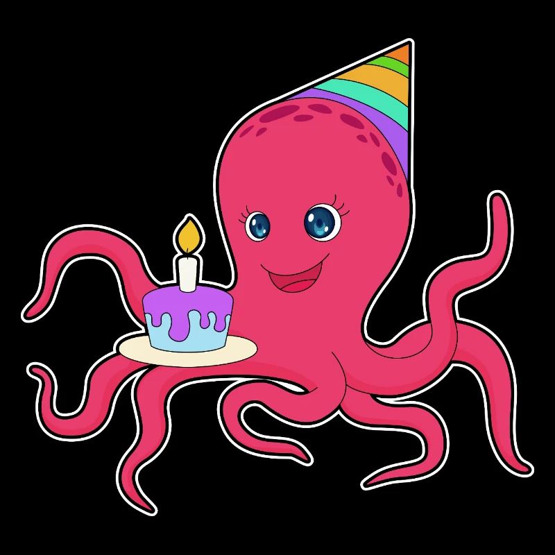 Octopus Birthday Cake