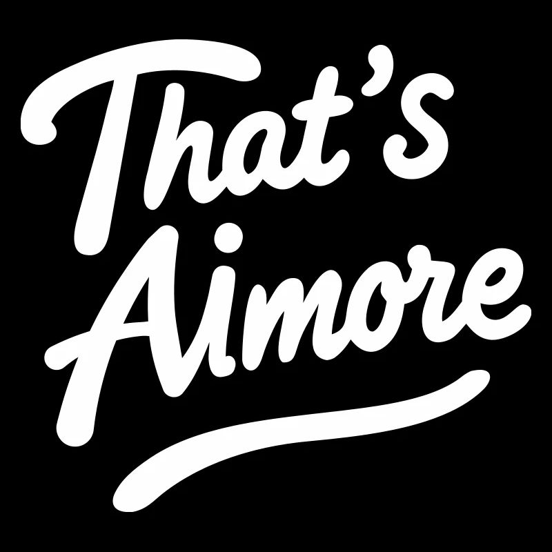 « C’est AiMore » Chemise à jeu de mots blanc