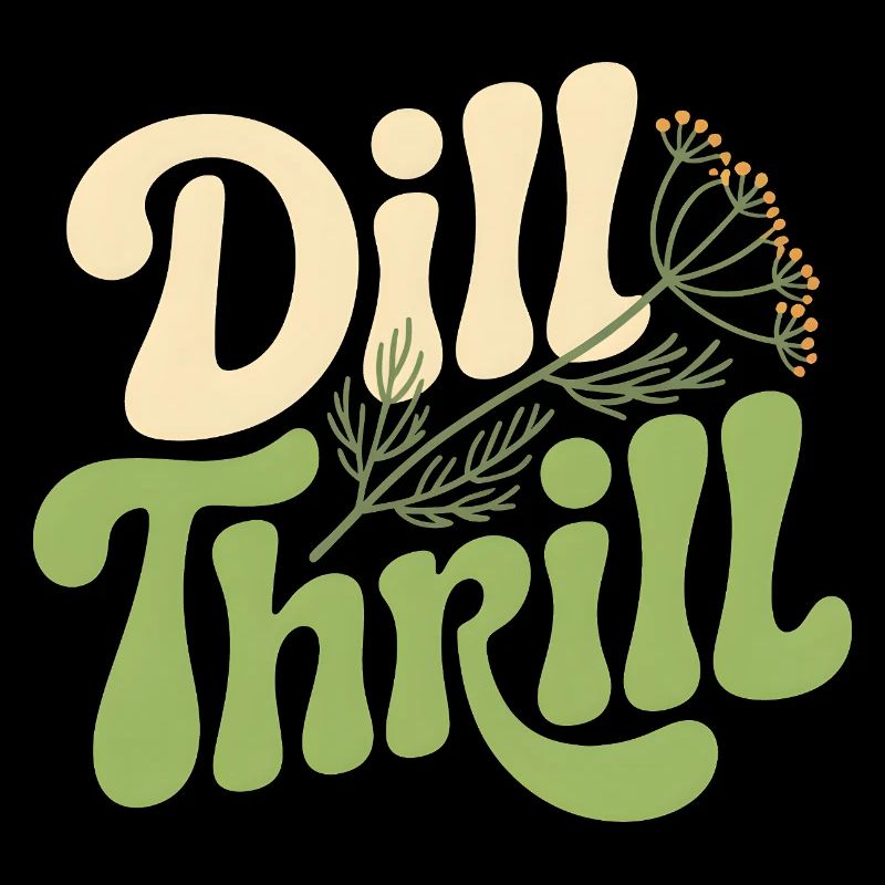 Dill-Kick | Herbs Kitchen Garden Pun