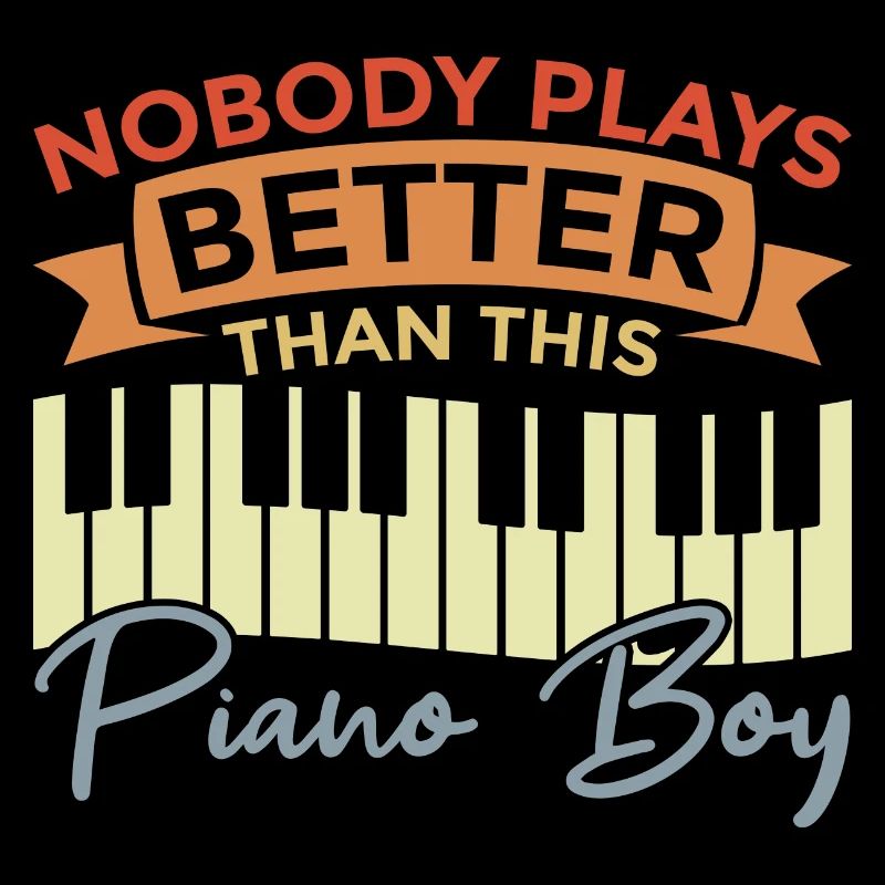 Piano player boy