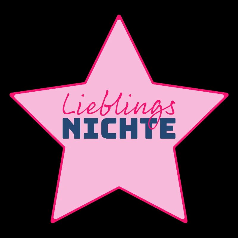 Lieblingsnichte Tshirt Stern