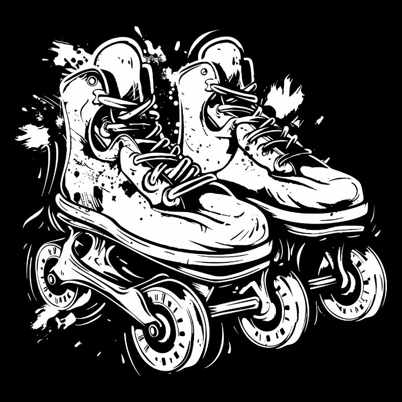 Rollerskates Skizze