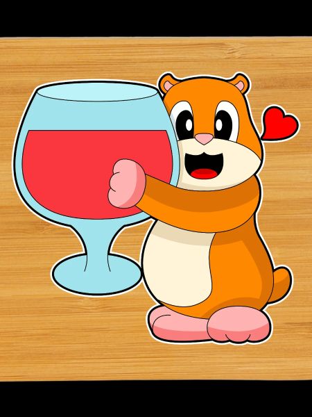 Hamster Red Wine