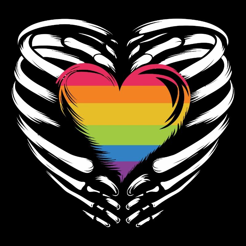 LGBTQ Pride Month - Rainbow Heart