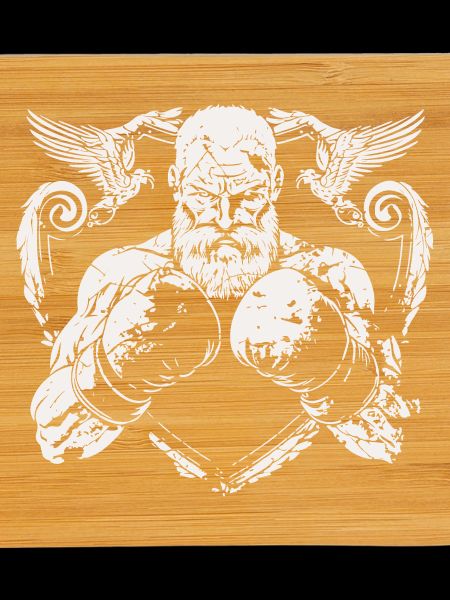 Fighting boxer