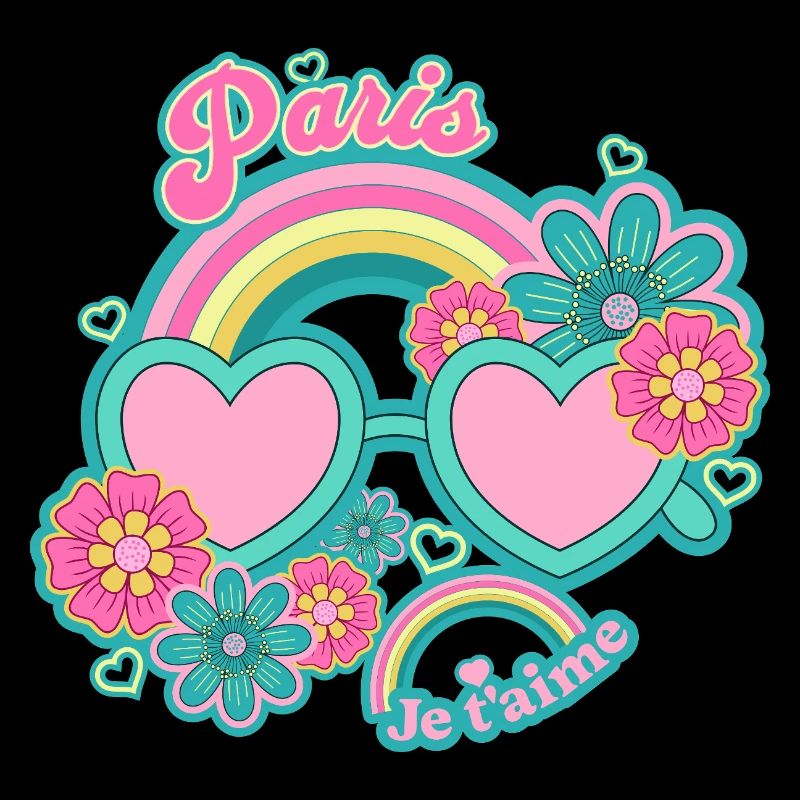 Paris Regenbogen Rosé Herzen