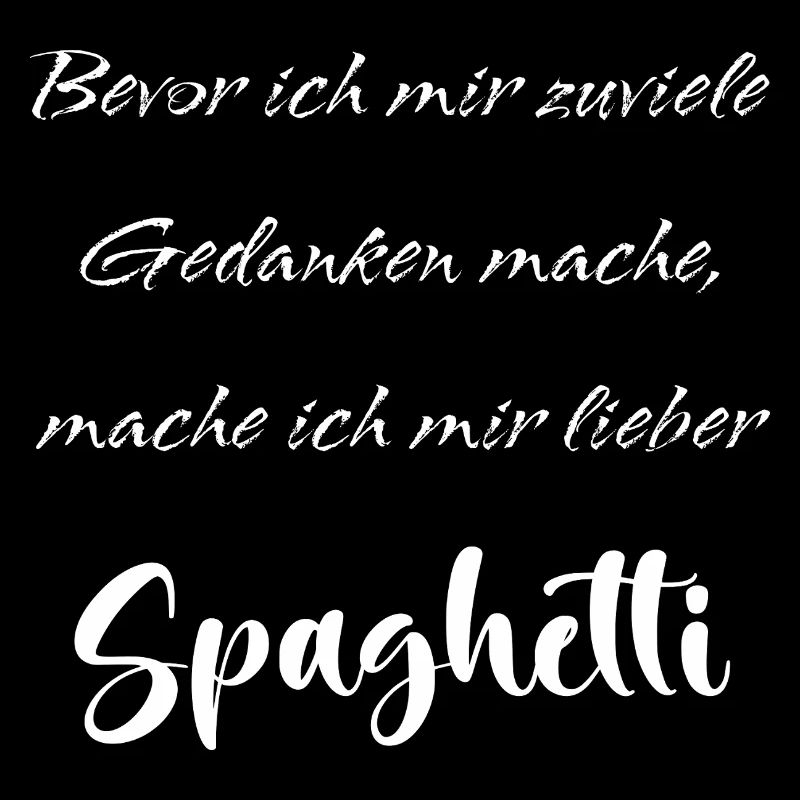 Je pensais aux spaghettis
