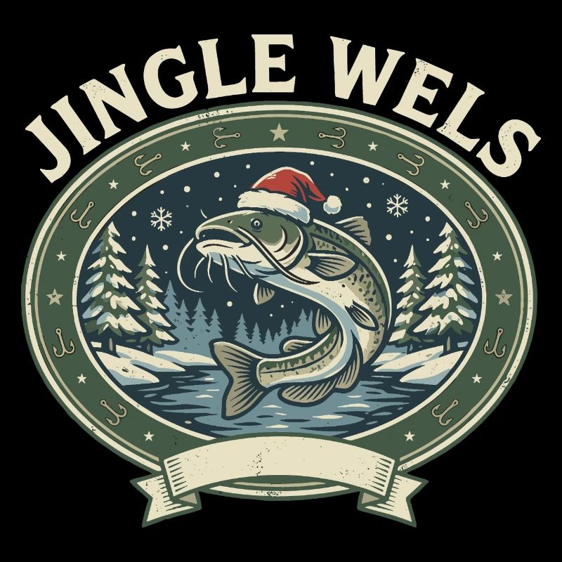 Noël de pêche au poisson-chat - Le cadeau amusant !