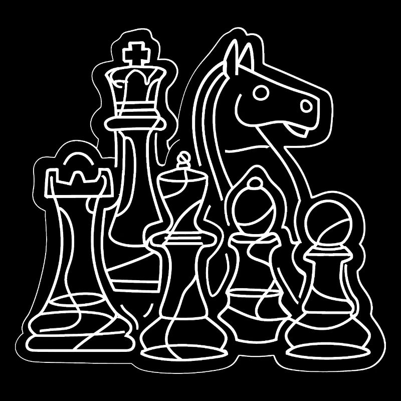 Cadeau de conception d’échecs pour hommes