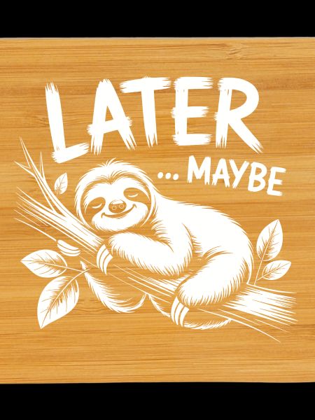 Sloth Saying Maybe Later