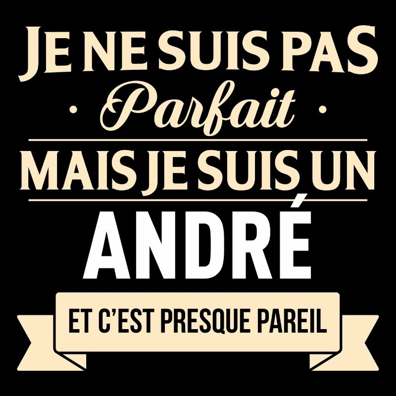 Je Ne Suis Pas Parfait Mais Je Suis Un Andre Et...