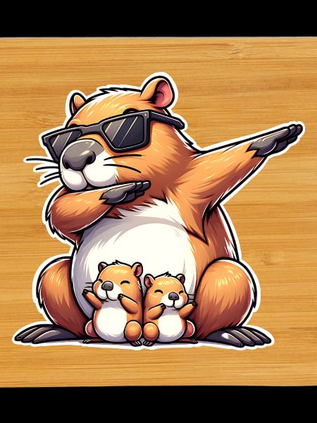 Capybara papa