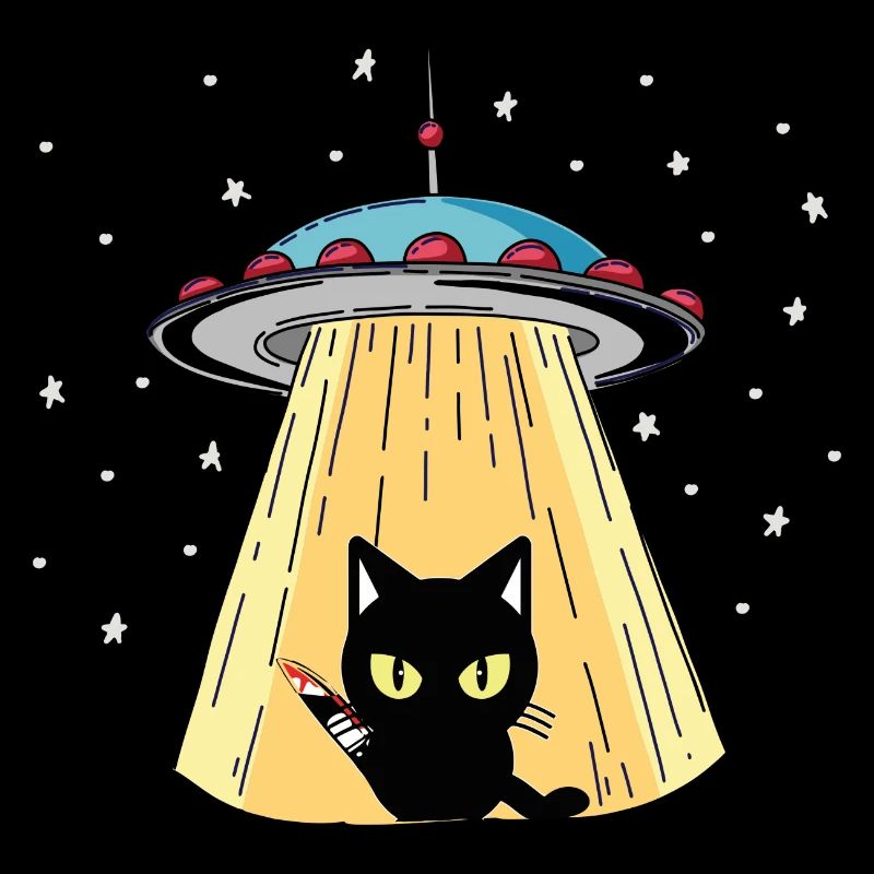 Chat OVNI avec vision laser
